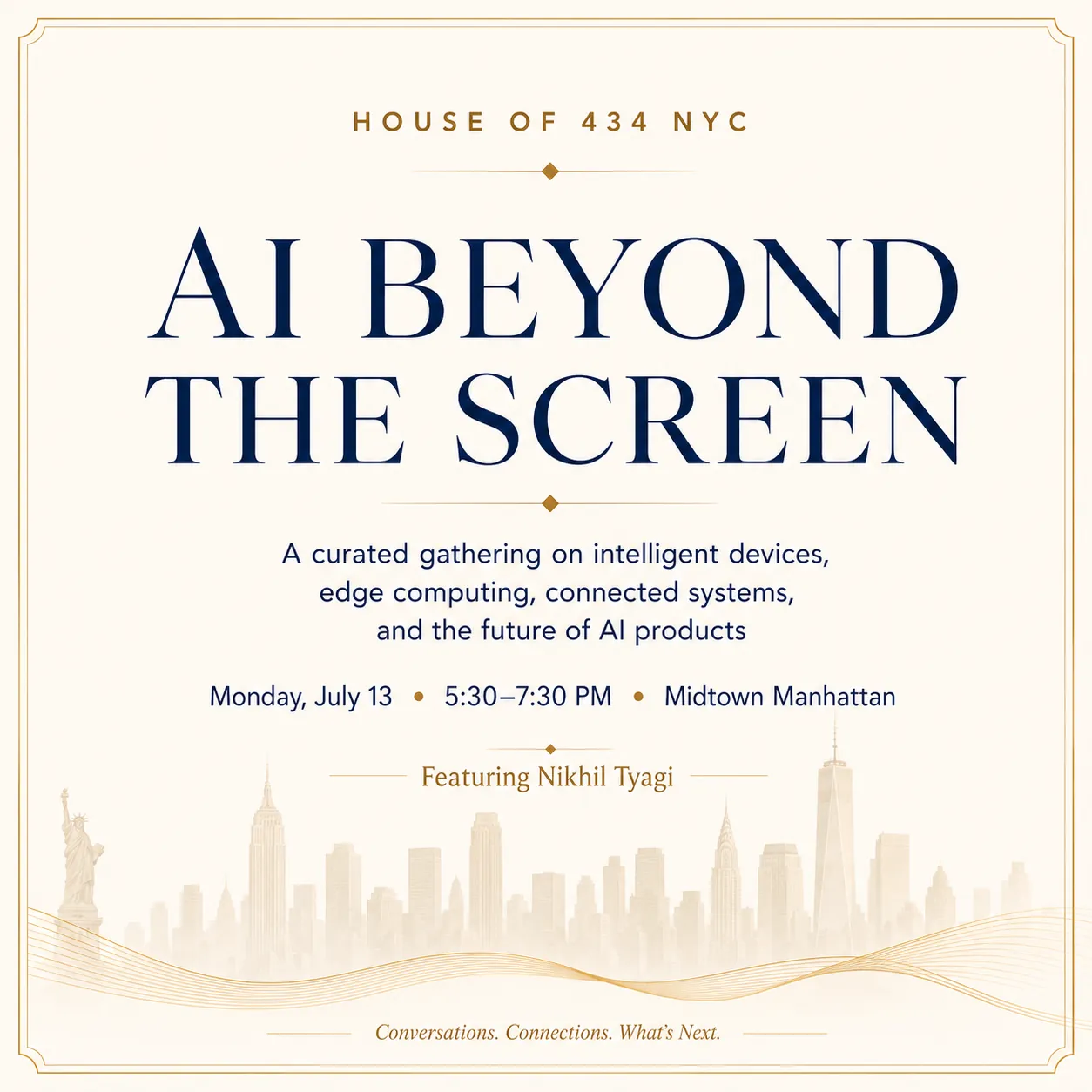 AI Beyond the Screen