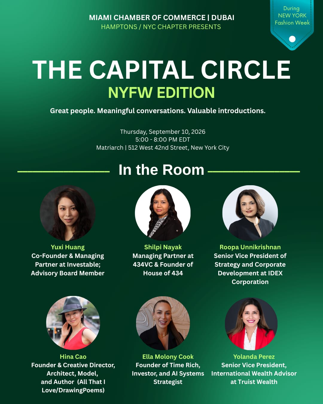 The Capital Circle — NYFW Edition